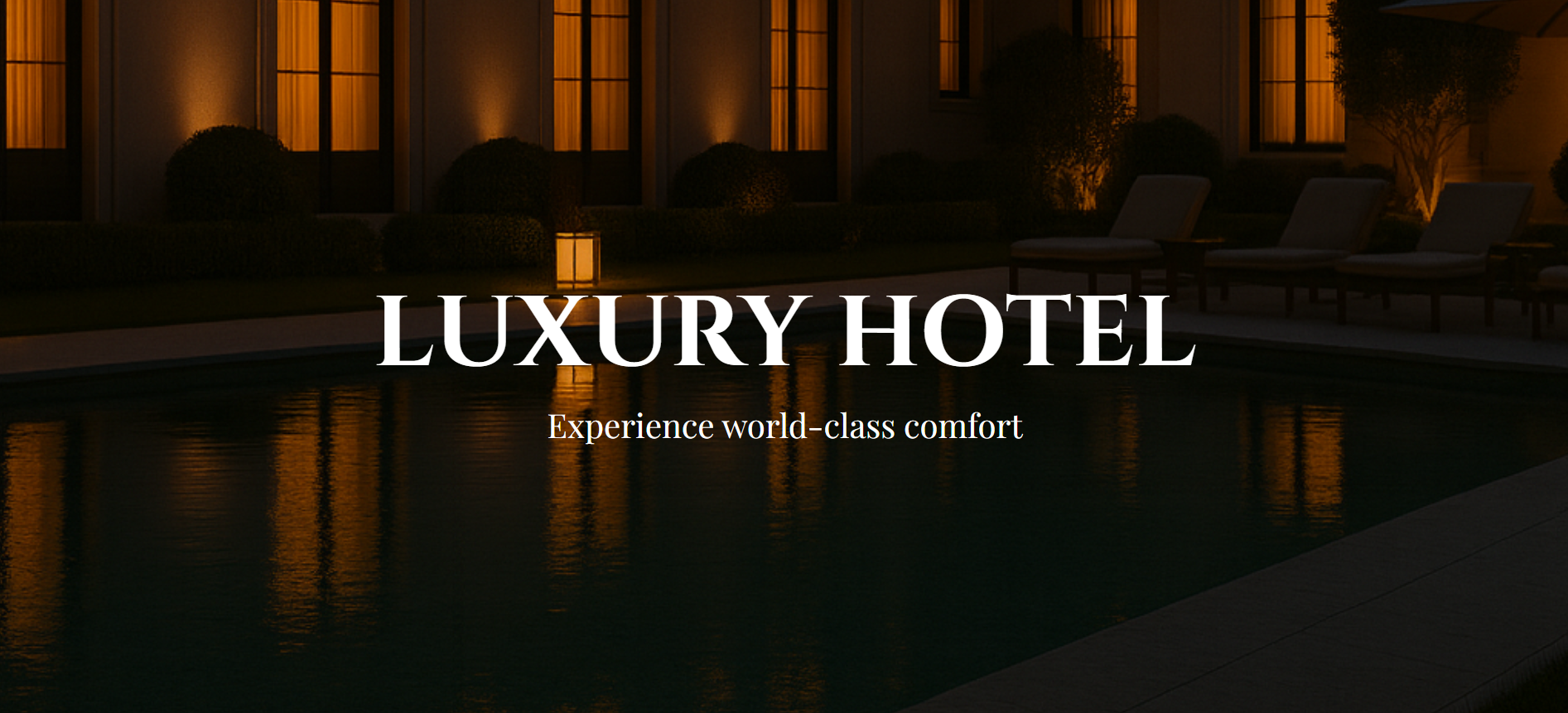 Projekt: Hotel – strona przykładowa obiektu noclegowego